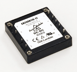 200-W half-brick converter suits raiway apps