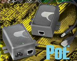 PoE injectors suit IEEE 802.3af equipment