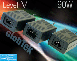 90-W supplies feature IEC 60320 inlets