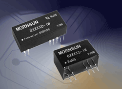 1-W converters have 6,000-Vdc isolation