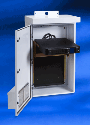 Preconfigured enclosure/UPS suits harsh areas