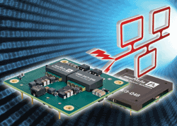 162-W half-brick module suits PoE apps