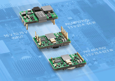 1/16th-brick converters suit telecom apps