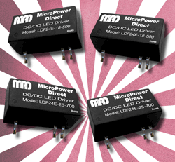 Mini LED drivers suit high-brightness LEDs