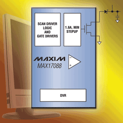 Integrated PMIC suits notebook LCD panels