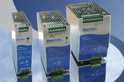 DIN-rail supplies deliver 120 W