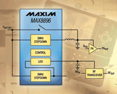 Dual buck converter powers 3G PA