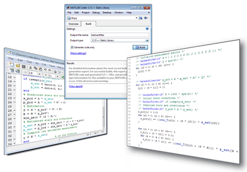 MATLAB Coder auto generates C