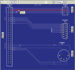 Software shows live connector video