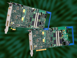 500-MS/s PCI digitizer cards record up to 5 s