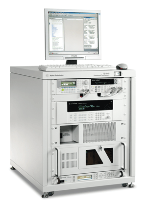 Module test system has small footprint