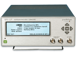 Portable freq standard runs on battery power