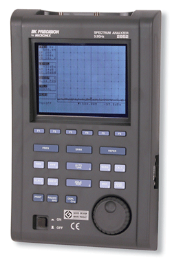 Handheld analyzer has tracking generator