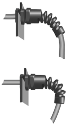 Selecting cable strain reliefs