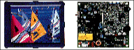 Color TFT LCD monitor measures 5.6 in. diagonal