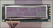 2 x 16-character STN display is visible at 180° vertical