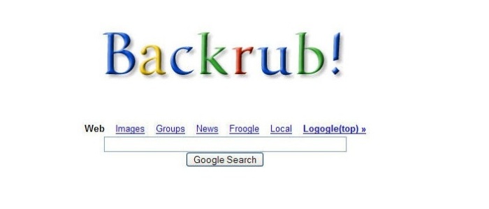 Google backrub