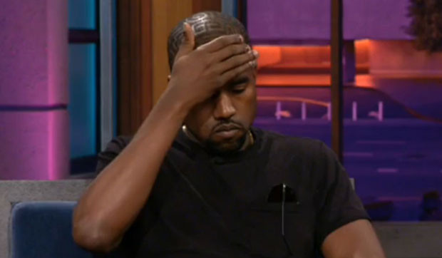 Kanye West Facepalm