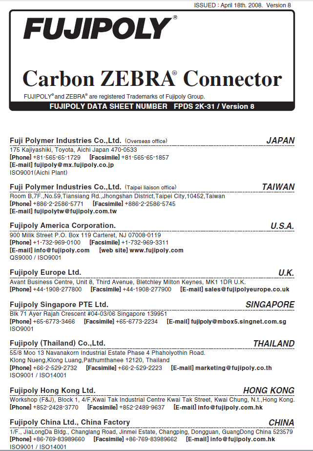 Fujipoly - Carbon Series Connector