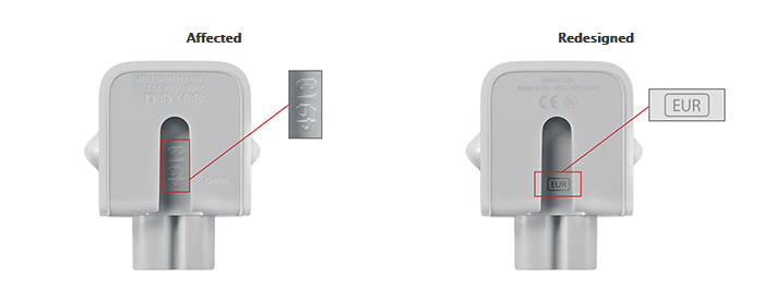 Apple plug recall