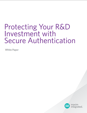 Maxim - R&D investment secure authentication