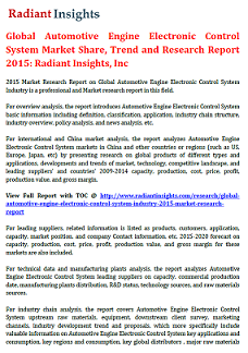 Radiant Insights - Global Auto Research Rpt 2015