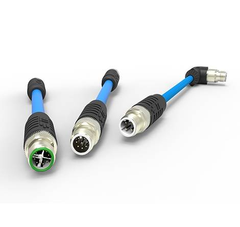 TE M12 cable assemblies