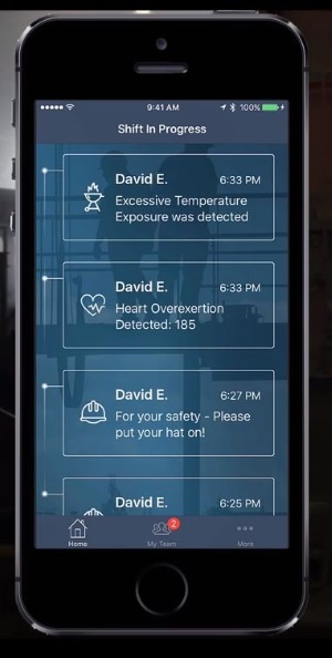 IoT Employee Safety Management App