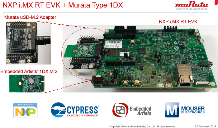 Murata-Cypress-NXP-Wi-Fi-modules