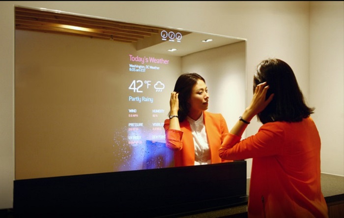 Mirror OLED display solutions