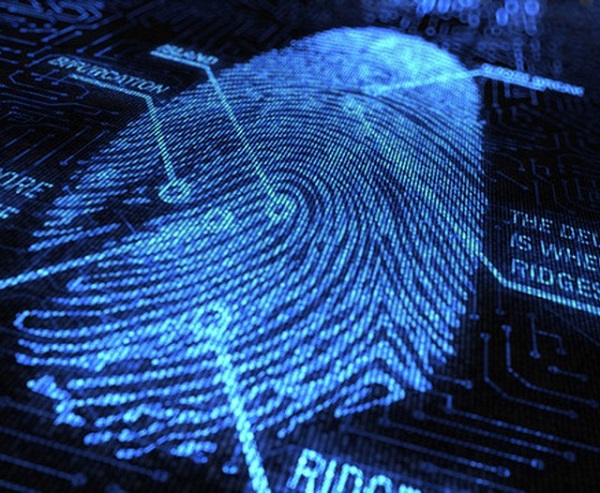 Digitally enhanced fingerprint scan