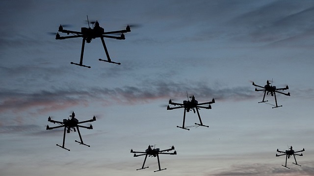 swarm of drones