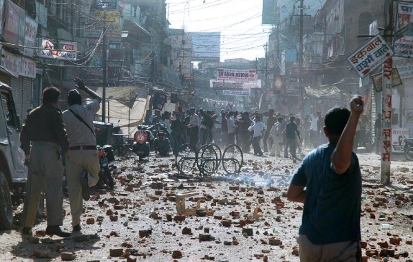 Violent protest in India