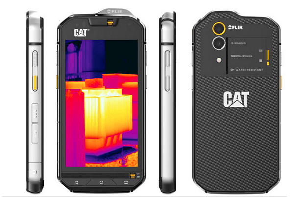 Cat S60 thermal imaging sensor example