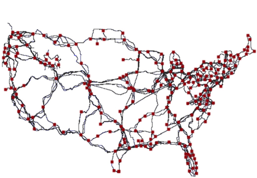 US cable network layout