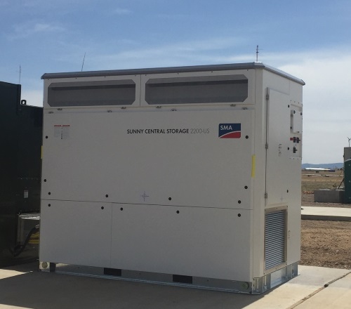 SMA equipment selected for storage test at NREL’s National Wind Technology Center