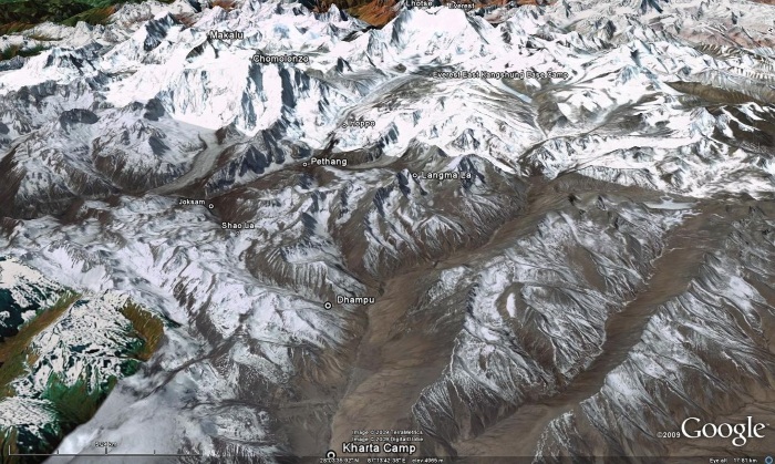 Google Earth Mount Everest