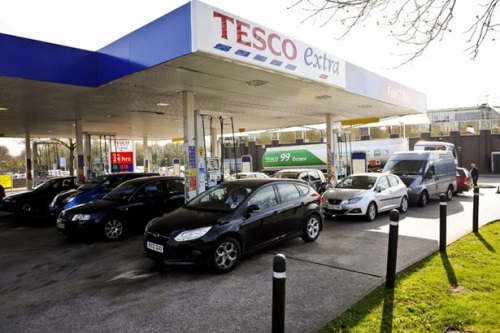 Tesco gas station