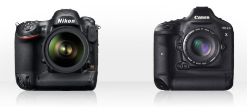 Nikon D4 and Canon 1D X