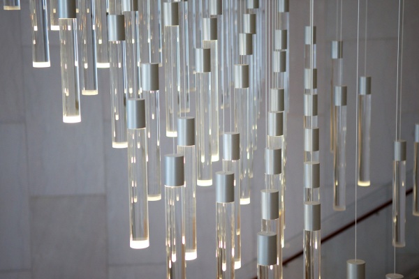 LED bulbs used for CSIS chandelier