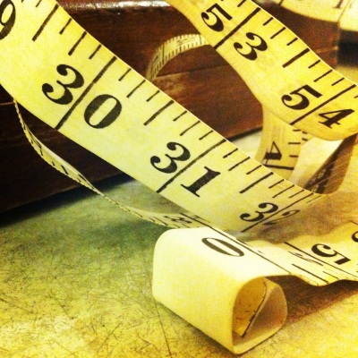 Messy tape measure