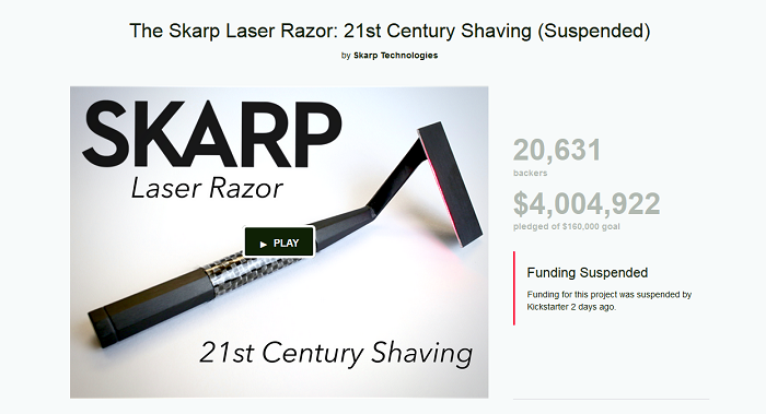 Laser razor