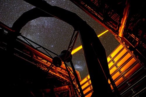 ESO's PARLA Laser at Very Large Telescope