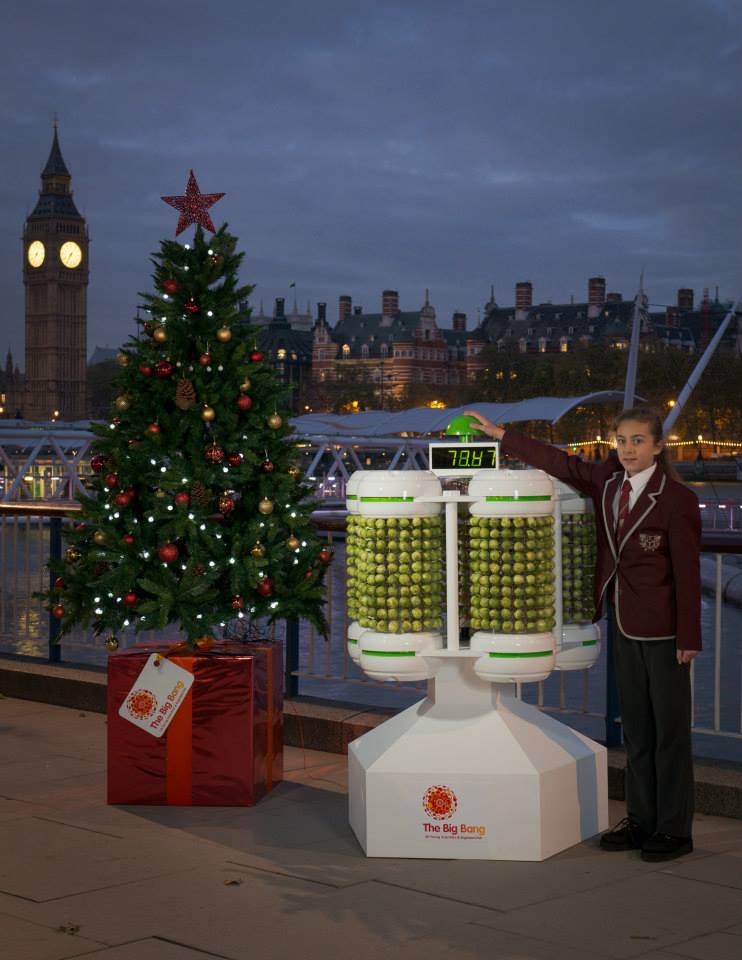 Thames river Christmas tree