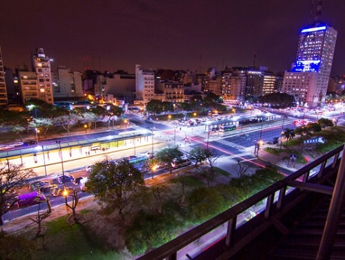 Buenos Aires streetlights