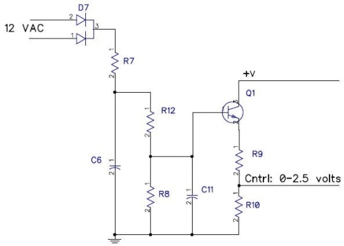 Diodes triac dimming circuit