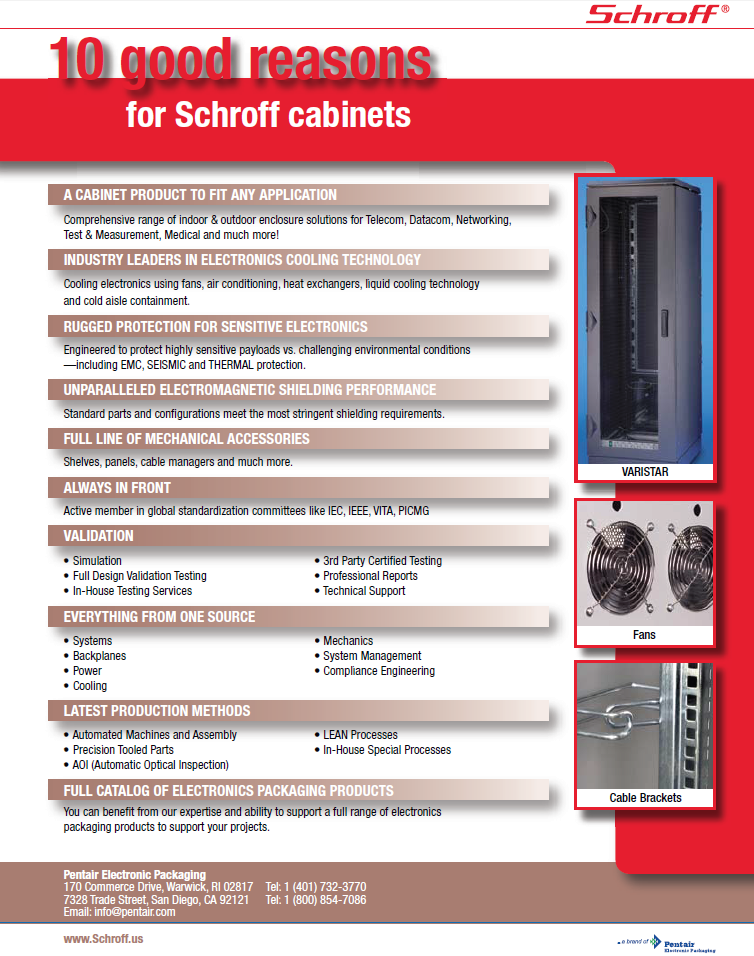 Pentair - Schroff Cabinets