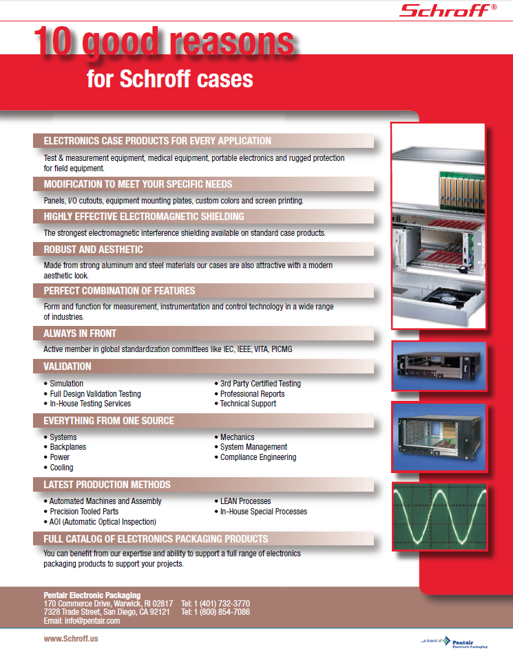 Pentair - Schroff Cases