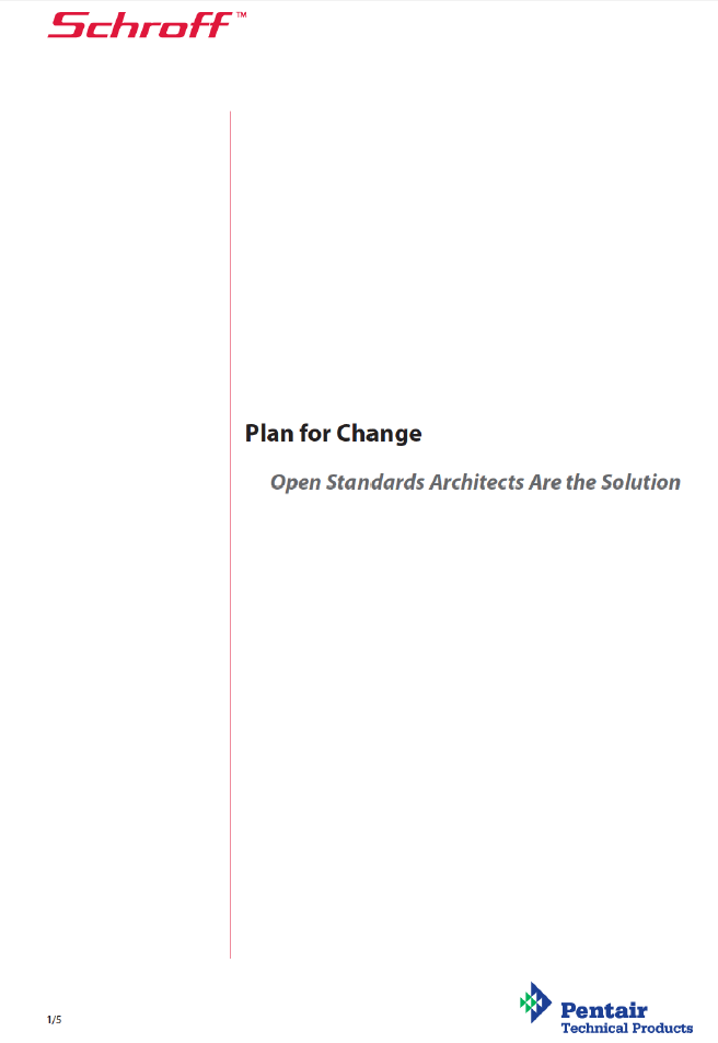 Pentair - Plan for Change: Open Standards