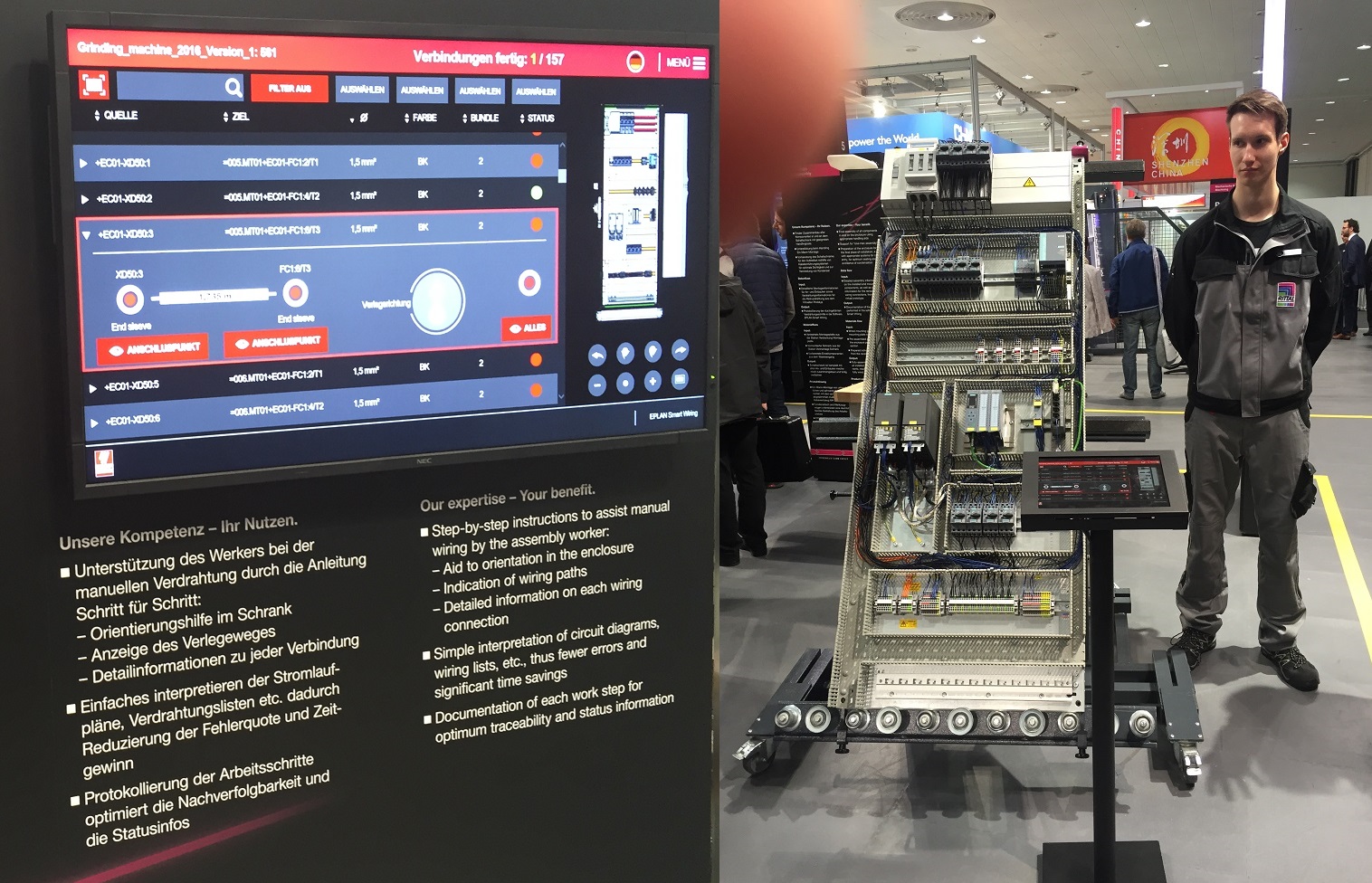 Rittal assisted wiring system